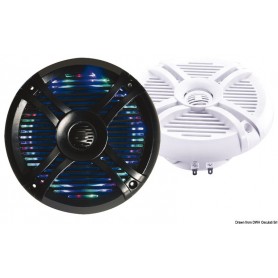 Enceintes deux voies avec LED multicolor programmables - Osculati Enceintes et radios marines 8033137192142 29.747.01