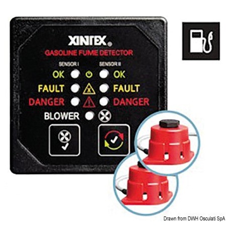 XINTEX G-2B-R gas/petrol fume detector - Xintex instalation gaz 619749202554 29.787.01