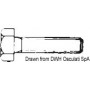 Vis tête hexagonale entièrement filetée UNI 5739 DIN 933 8033137177811A2-933-04X012