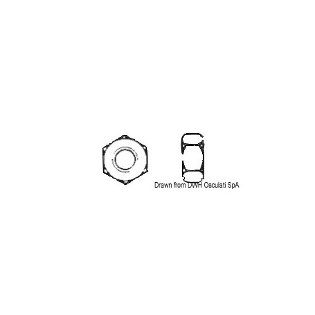 Ecrous hexagonaux, UNI 5588 DIN 934  8033137181566A4-934-03