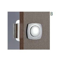 Verrou poussoir inox convex  