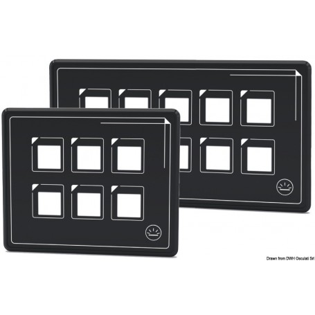 Panneau électronique touch-control ultra fin composé de panneau + câble USB + Control Box    Panneau électronique touch-control 
