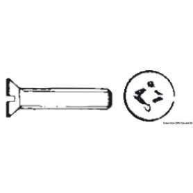 Vis tête conique fraisée, fendue pour tournevis, UNI 6109 DIN 965 Vis tête conique fraisée, fendue pour tournevis, UNI 6109 DIN 