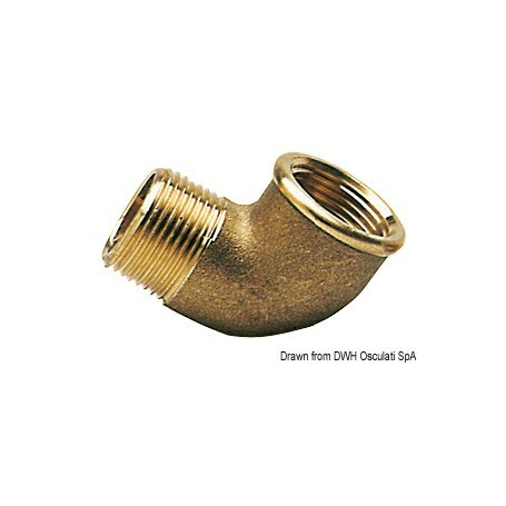 Raccords coudés à 90 male/femelle laiton Raccords coudés à 90 male/femelle laiton