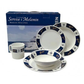 SERVICE COMPLET MÉLAMINÉ  20 pièces 