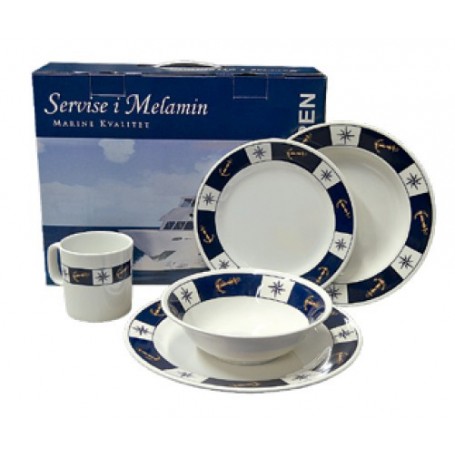 SERVICE COMPLET MÉLAMINÉ  20 pièces 