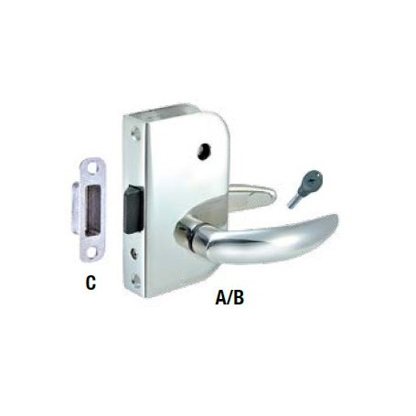 Loquet de porte inox 