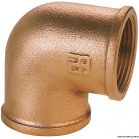 Raccord coudé 90° en bronze GUIDI 