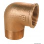 Raccord coudé 90° M-F en bronze GUIDI 