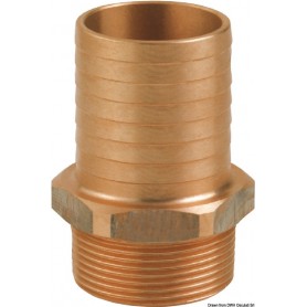 Embout mâle en bronze GUIDI 