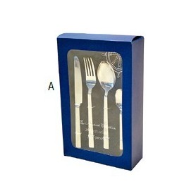 COUVERTS INOX 24 PIECES 