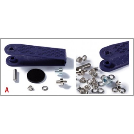 Oeillets laiton et bouton de pression 