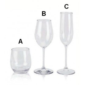 Verres Maldives Tritan lot de 6 