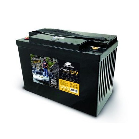 Pack batterie Lithium-LFP 12V 100AH + APP + prise USB avec chargeur I Pack batterie Lithium-LFP 12V 100AH + APP + prise USB avec