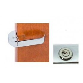 Poignée à rotation
chromée 