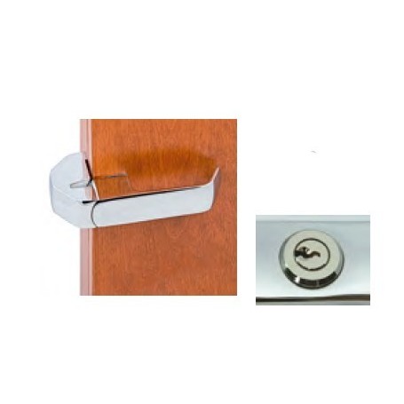 Poignée à rotation
chromée 
