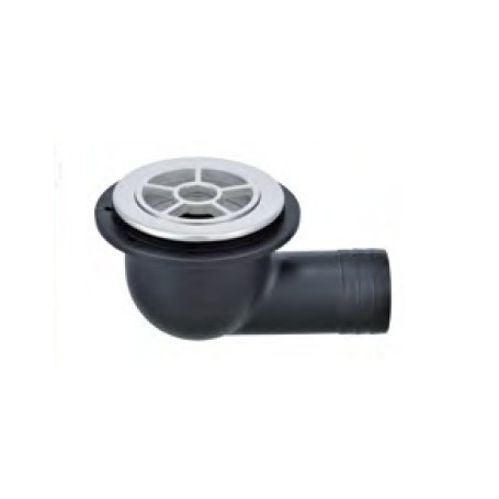 Bonde coude inox et nylon. 