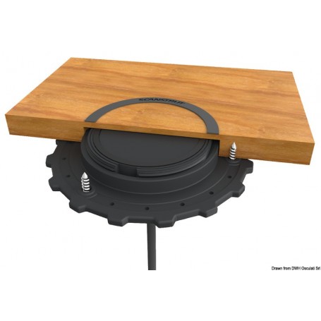 Chargeur de batterie sans fils étanche ROKK Version:Chargeur sans fils Hidden 10WChargeur de batterie sans fils étanche ROKK