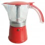 Cafetière italienne rouge 6 tasses Cafetière italienne rouge 6 tasses