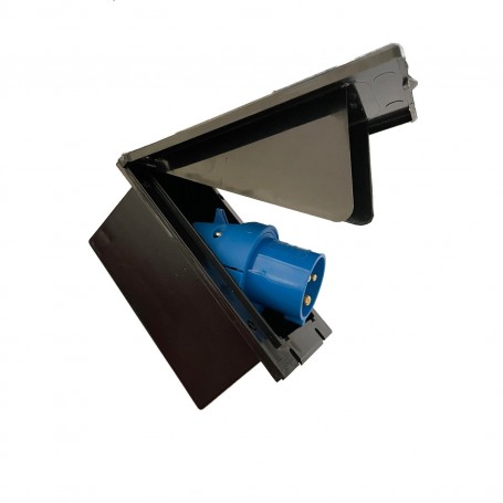 Socle mâle encastrable à fiche orientable Socle mâle encastrable à fiche orientable