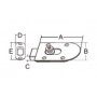 Targette inox 316 – 91 mm Marine Town Targette inox 316 – 91 mm Marine Town