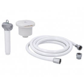 BOITIER DE DOUCHETTE BLANC - Imnasa Longueur:Tuyau 2.5 mBOITIER DE DOUCHETTE BLANC - Imnasa