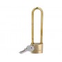 Cadenas laiton qualité marine - Imnasa Modèle:anse 110mm largeur 40mmCadenas laiton qualité marine - Imnasa