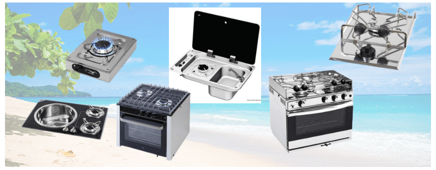 Cuisinières & Réchauds marin, pour cuire et réchauffer a bord