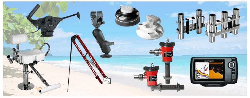 Pêche en mer ou rivière, tout pour équiper votre bateau comme un pro.