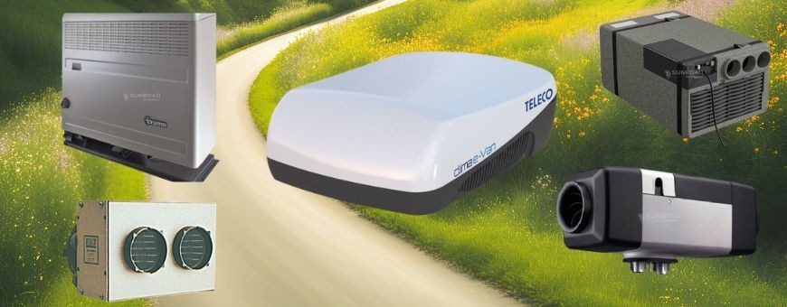 Système de chauffage et climatisation pour camping-car