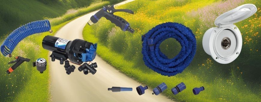 Pompe de lavage et tuyau